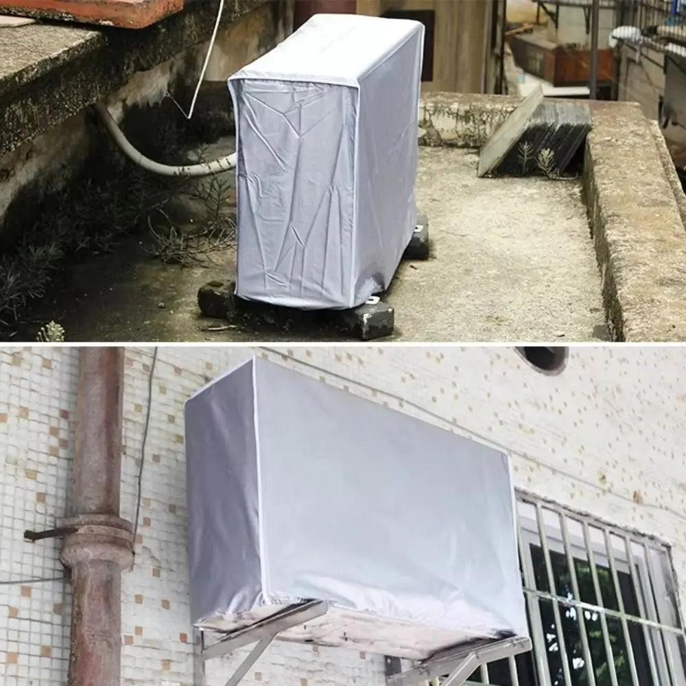 Outdoor AC Cover – Waterproof Dustproof Silver Protective Bag