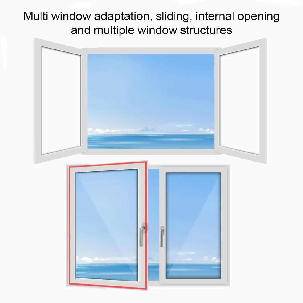 Portable AC Window Seal Kit – Casement Vent Insulation Accessory