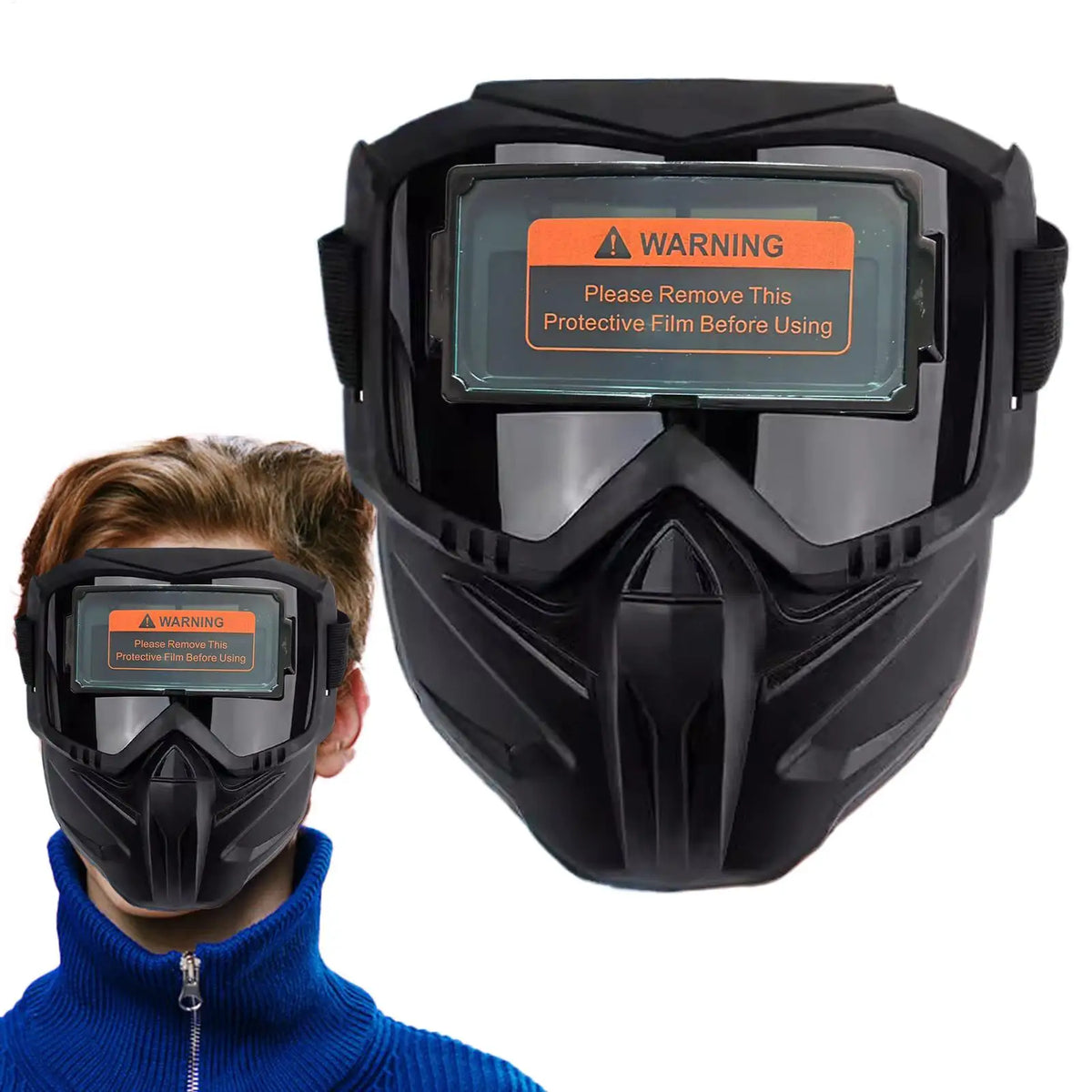 Auto Darkening Welding Helmet | Large View Antiglare Face Shield