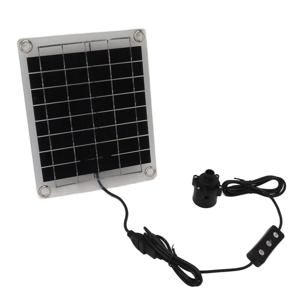 12V 10W Solar Water Pump Garden Decoration Mini Watering System Panel