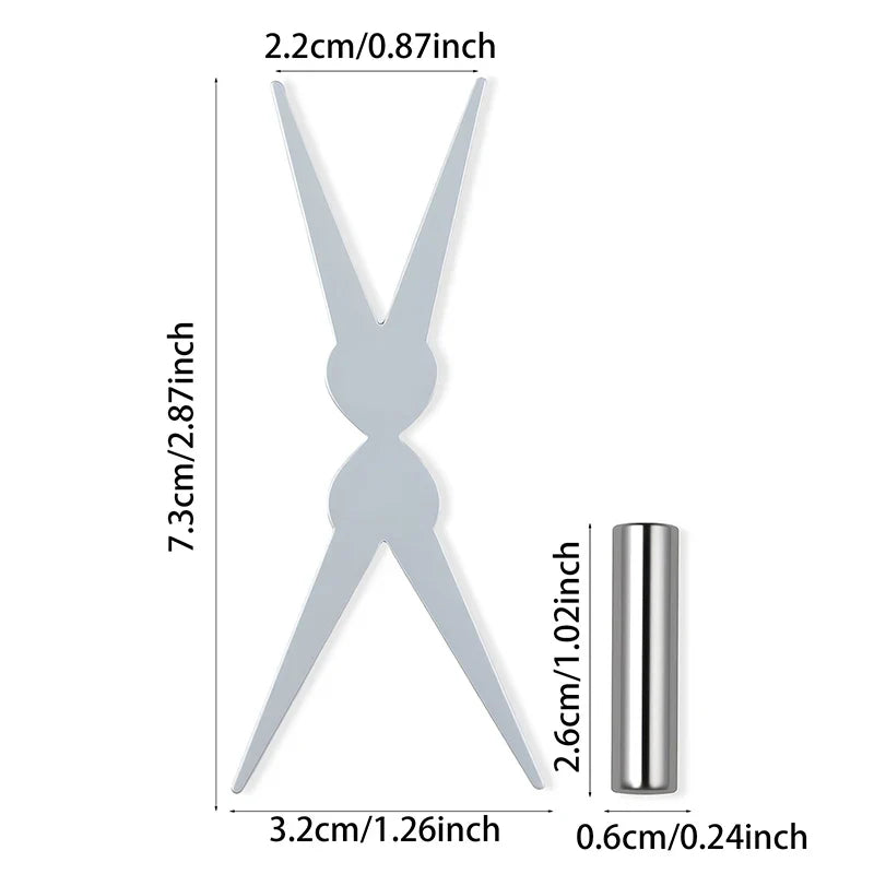 2-in-1 Magnetic Nail Stick & Y-Clip Set | Cat Eye Gel Manicure