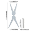 2-in-1 Magnetic Nail Stick & Y-Clip Set | Cat Eye Gel Manicure