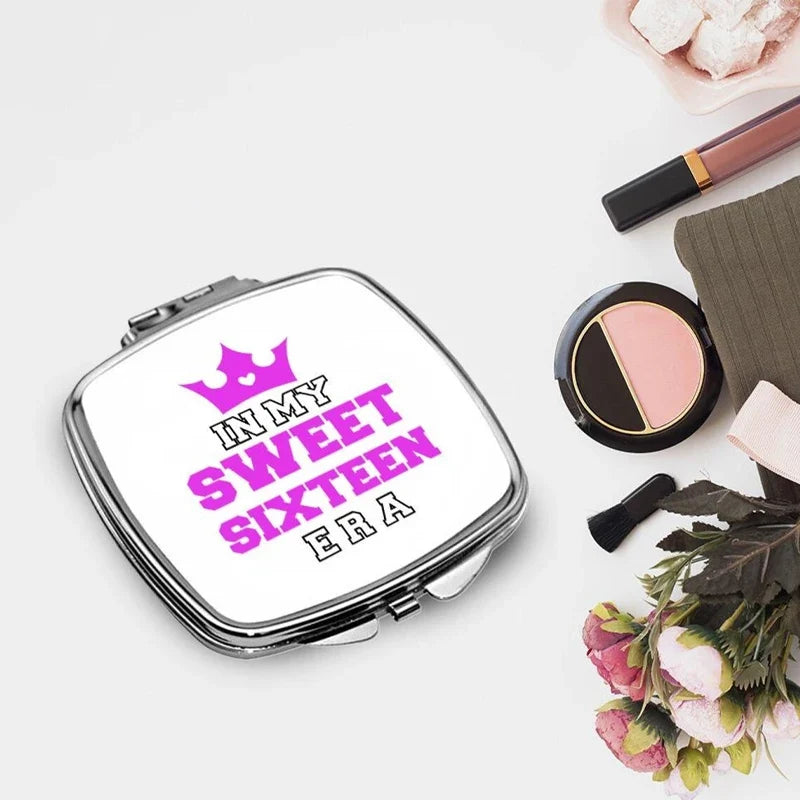 Sweet Sixteen Era Compact Mirror | 16th Birthday Gift for Girls