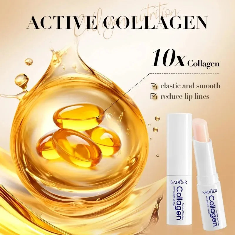 Sadoer Collagen Lip Balm – Moisturizing & Brightening Lip Care