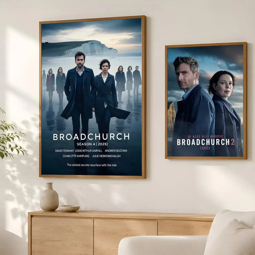 Broadchurch HD PVC Self-Stick Wall Art Poster | Waterproof Decor