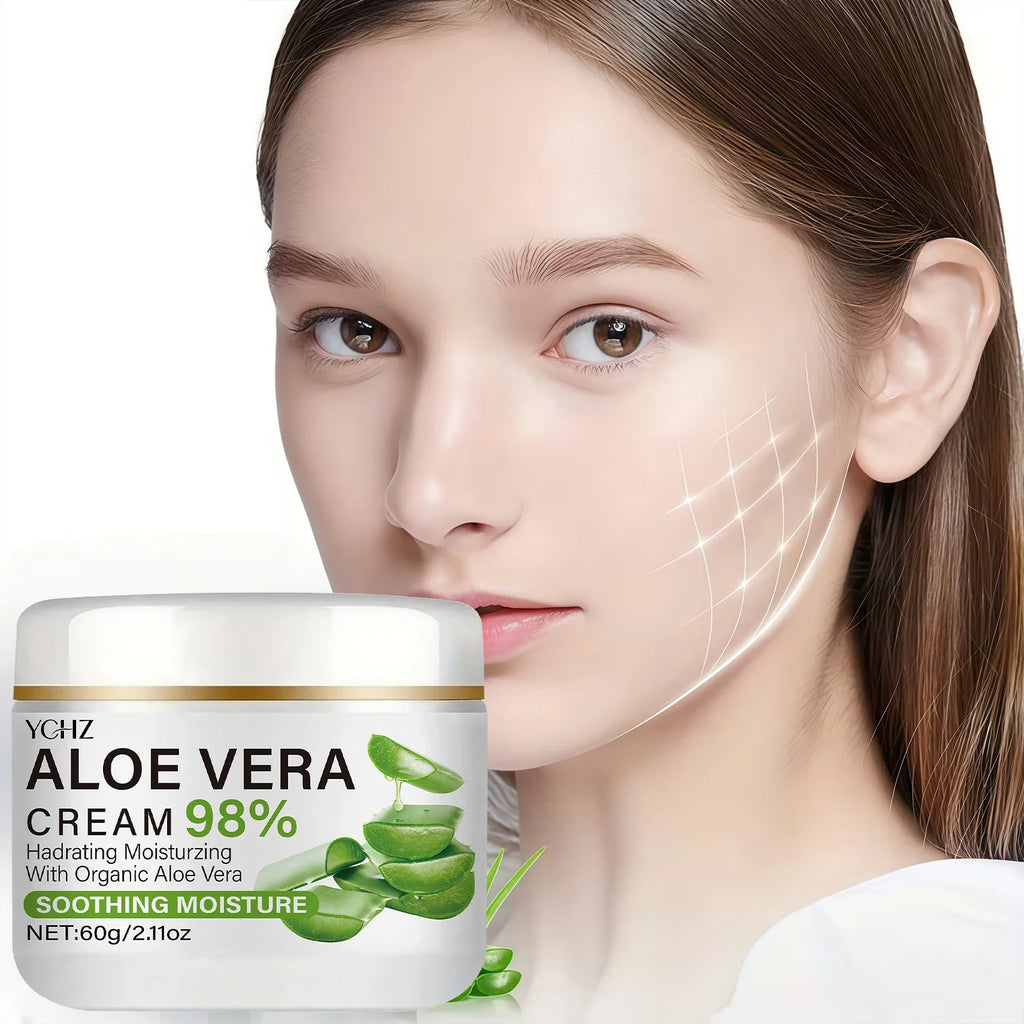 YCHZ 98% Aloe Vera Face Cream – Daily Hydrating Moisturizer