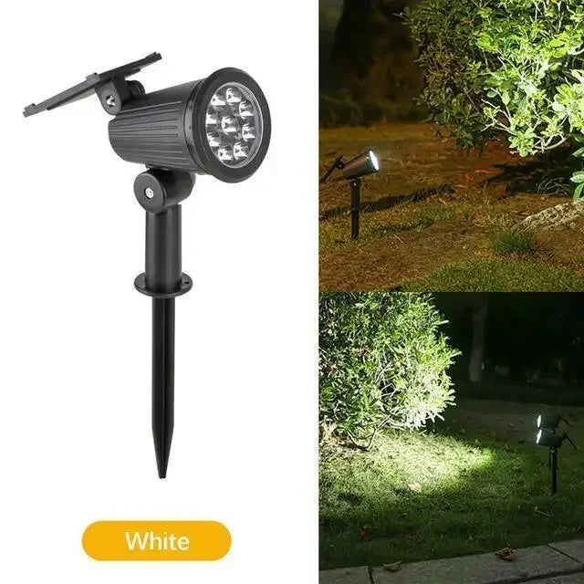 9 LED Solar Spotlight Outdoor IP65 Waterproof Garden Lawn Lamp