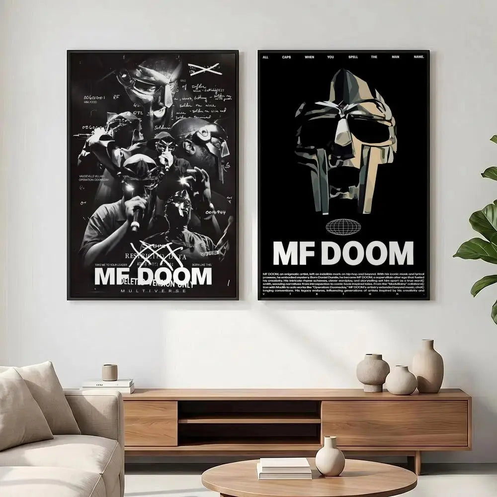 MF DOOM Hip-Hop Poster – HD Art Print Wall Decor