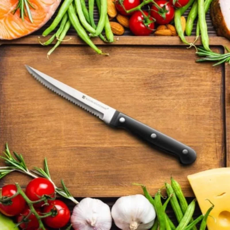Steak Knives Set 4/6/8/12 Pcs – Serrated Stainless Steel Blade