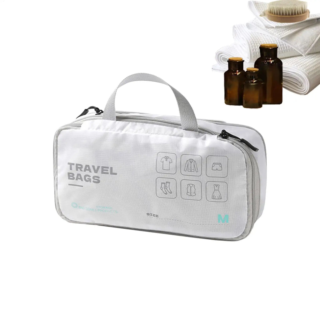 Waterproof Travel Toiletry Bag – Large Organizer with Handle
