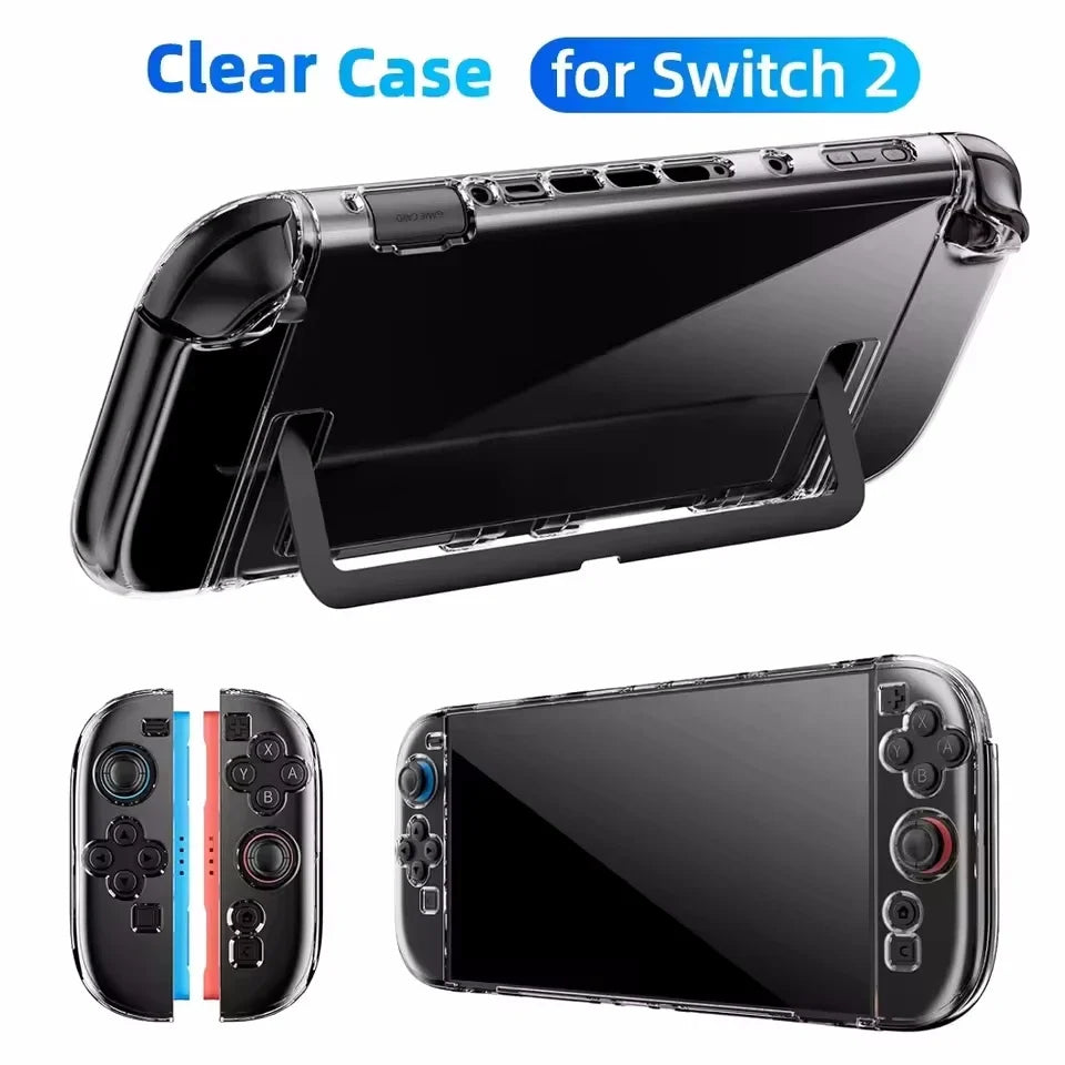 Nintendo Switch 2 Clear Protective Case Cover Shell (2025)
