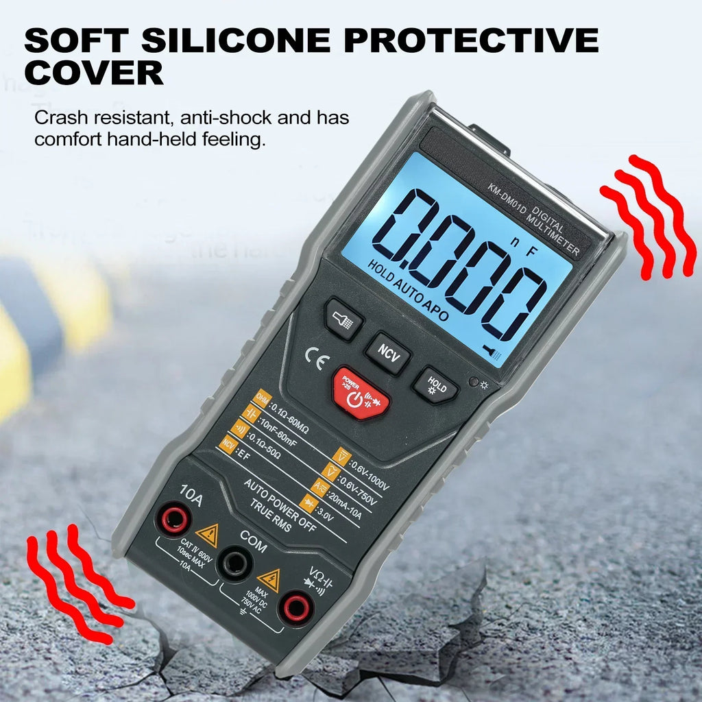 KM-DM01D Auto-Scan Digital Multimeter | 6000 Count RMS