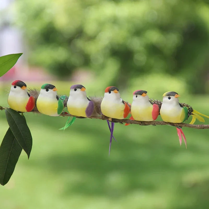Swallow Tail Bird Clip – Handmade Artificial Bird Ornament