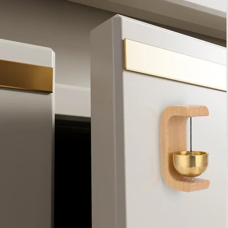 Magnetic Wood Doorbell Chime – Japanese Wind Bell Home Decor