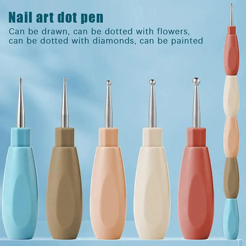 Nail Art Dotting Pen – Rhinestone & Gem Picker | 1 or 5 Pcs
