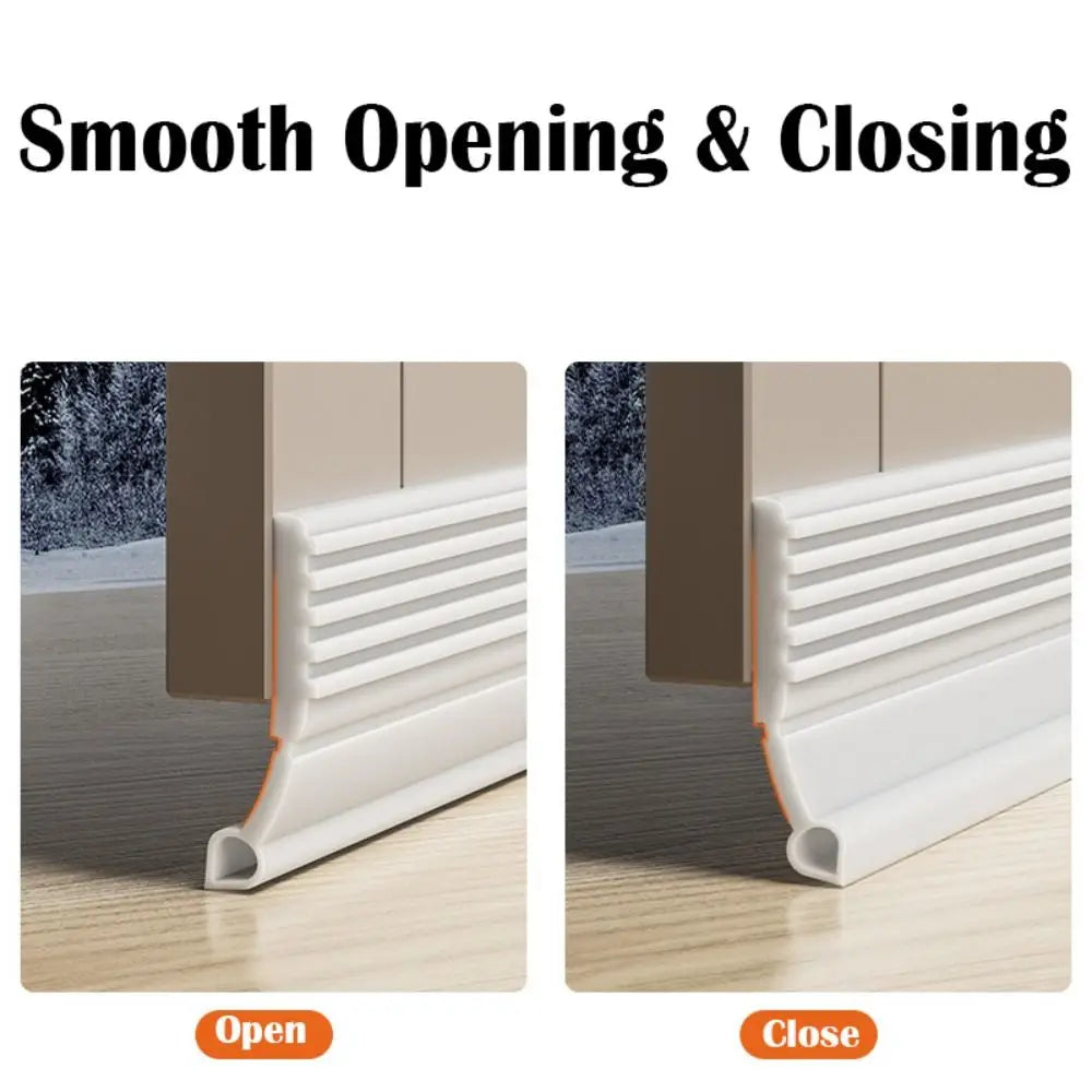Soundproof Door Bottom Sealing Strip Self-adhesive Insect Prevention