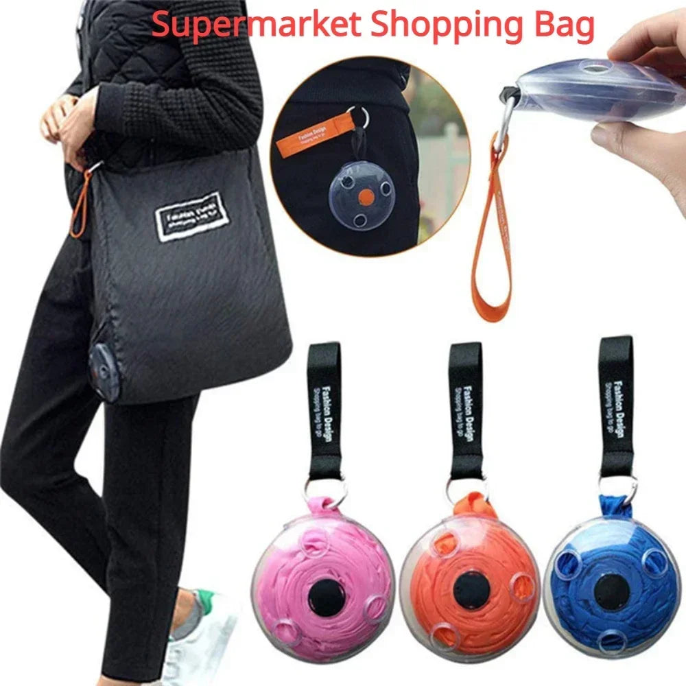 Foldable Reusable Shopping Bag | Eco-Friendly Compact Tote