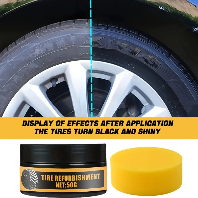 Car Tire Shine Wax – Gloss Enhancer & Durable Protection