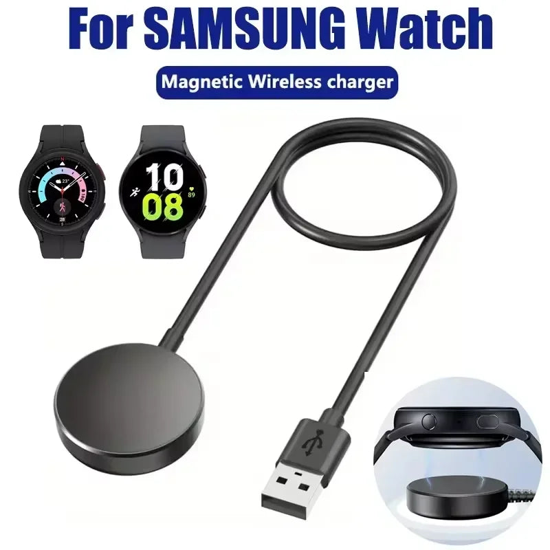 Samsung Galaxy Watch Magnetic Wireless Charger USB-A & USB-C