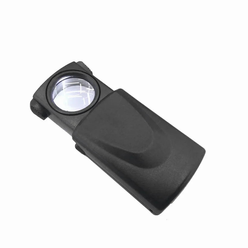 30X LED Pocket Loupe – Foldable Magnifier for Jewelry & Coins