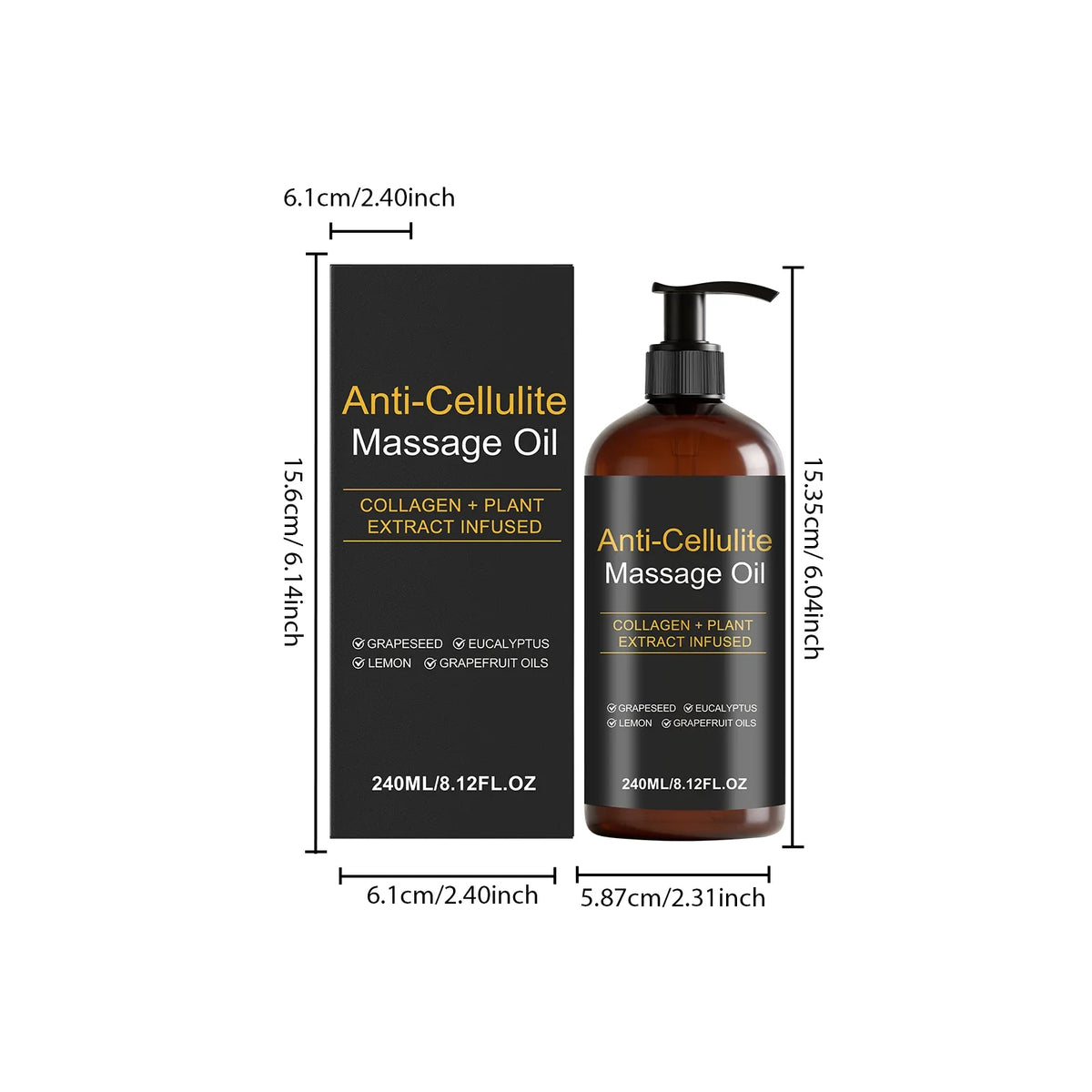 Hoygi Firming Body Oil – Collagen Massage Oil 240ml