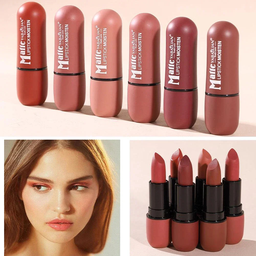 Velvet Matte Lipstick – Long-Lasting Waterproof High Pigment