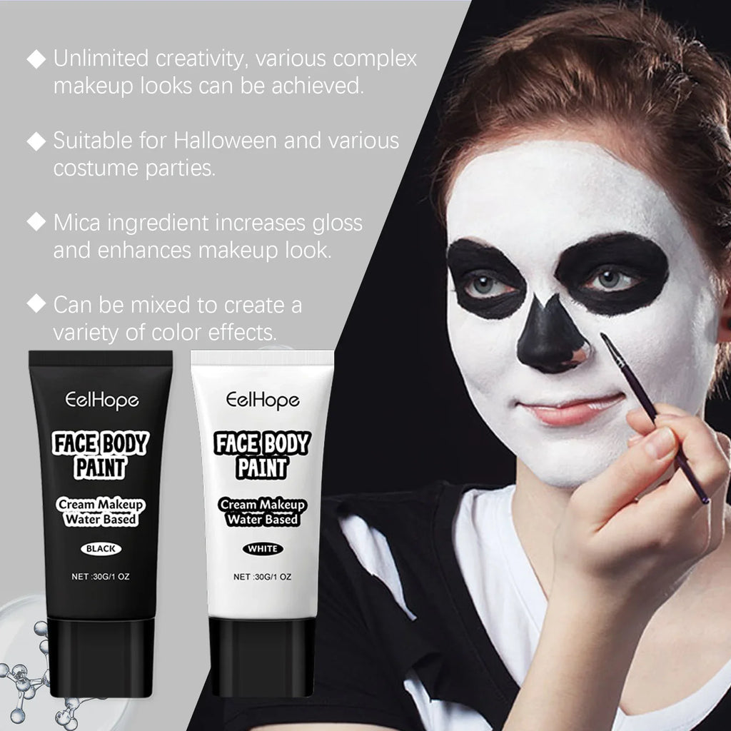 Halloween Face & Body Paint – Waterproof Clown Cosplay Cream