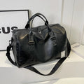 Large Capacity PU Leather Travel Duffel & Sports Fitness Bag