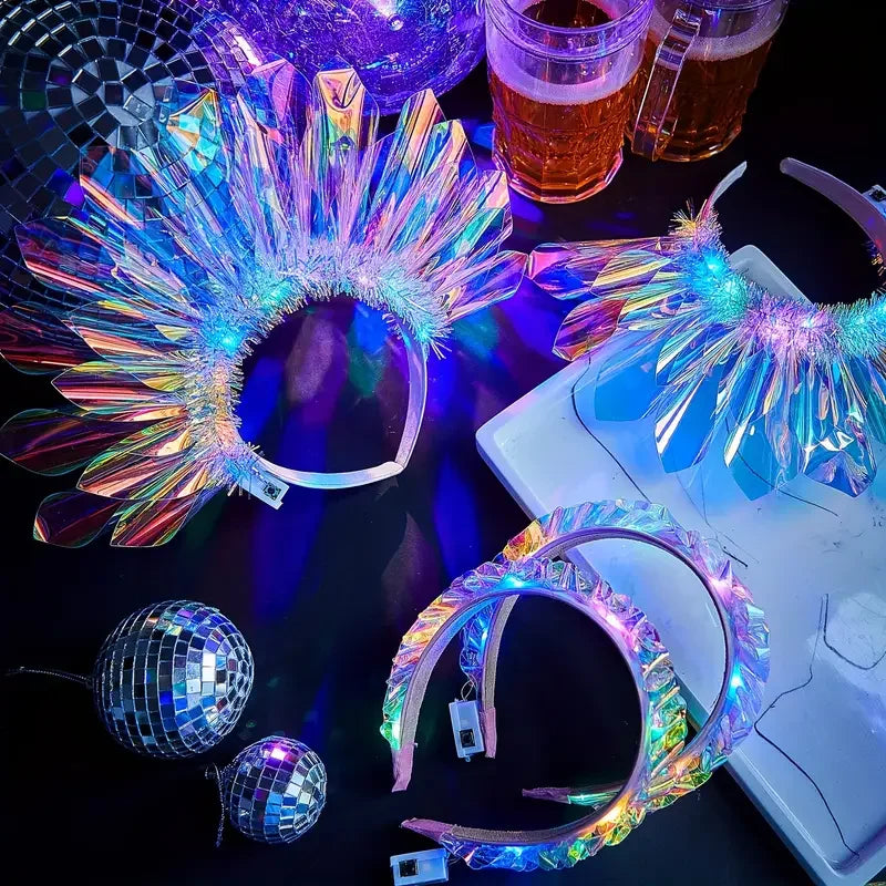 LED Light-Up Headband | Halloween & Party Hair Hoop