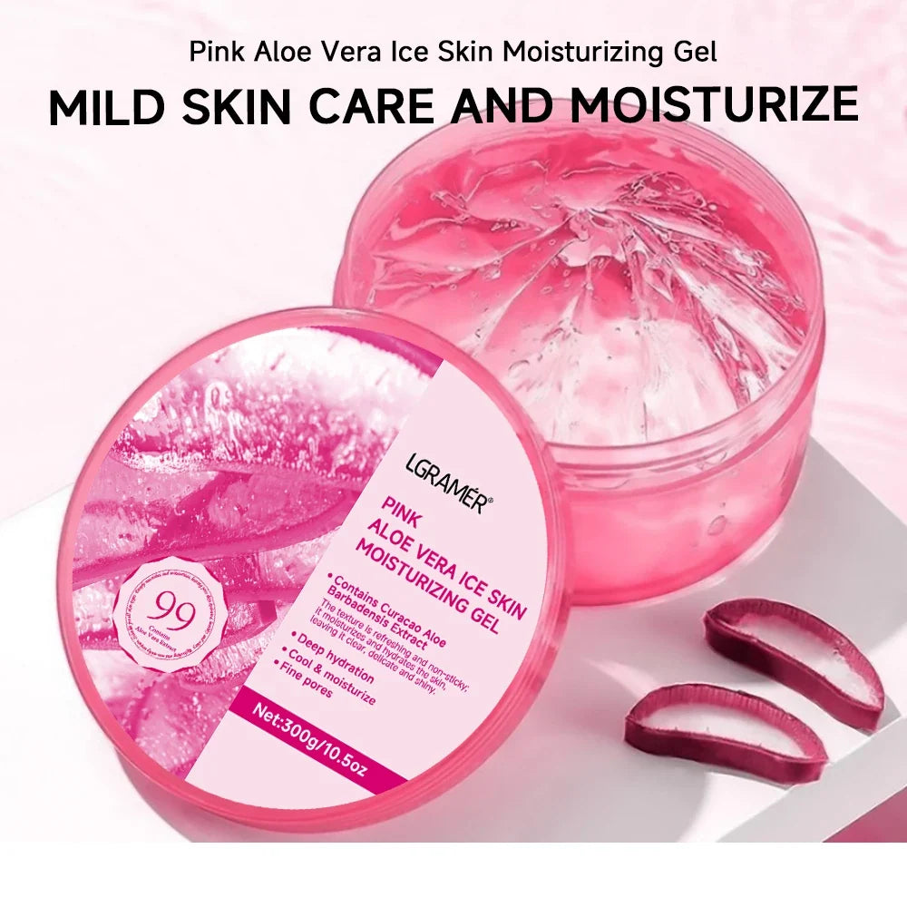 REAROYA Aloe Vera Gel Cream – Acne, Moisturizer & Sun Repair