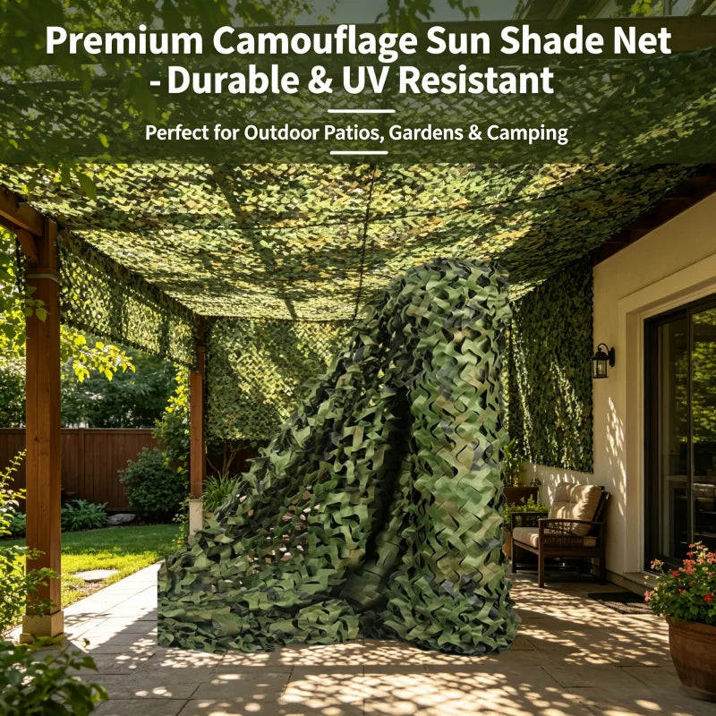 Tactical Woodland Camo Net 150x200cm | Hunting & Camping
