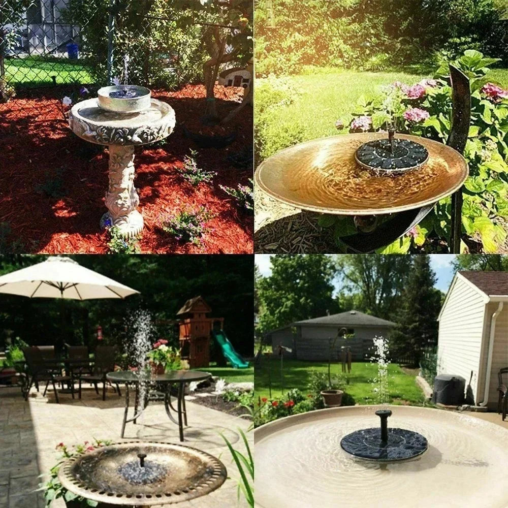 Mini Solar Fountain – Bird Bath, Pond & Garden Water Feature
