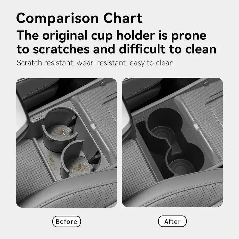 Cup Holder Insert for 2024–2025 Kia EV3 | Console Organizer