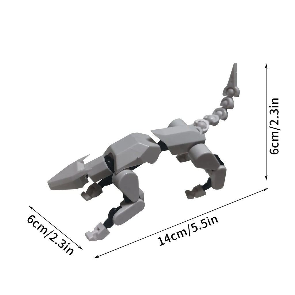 3D Printed Multi-Joint Robot Mannequin Figure | Poseable Toy