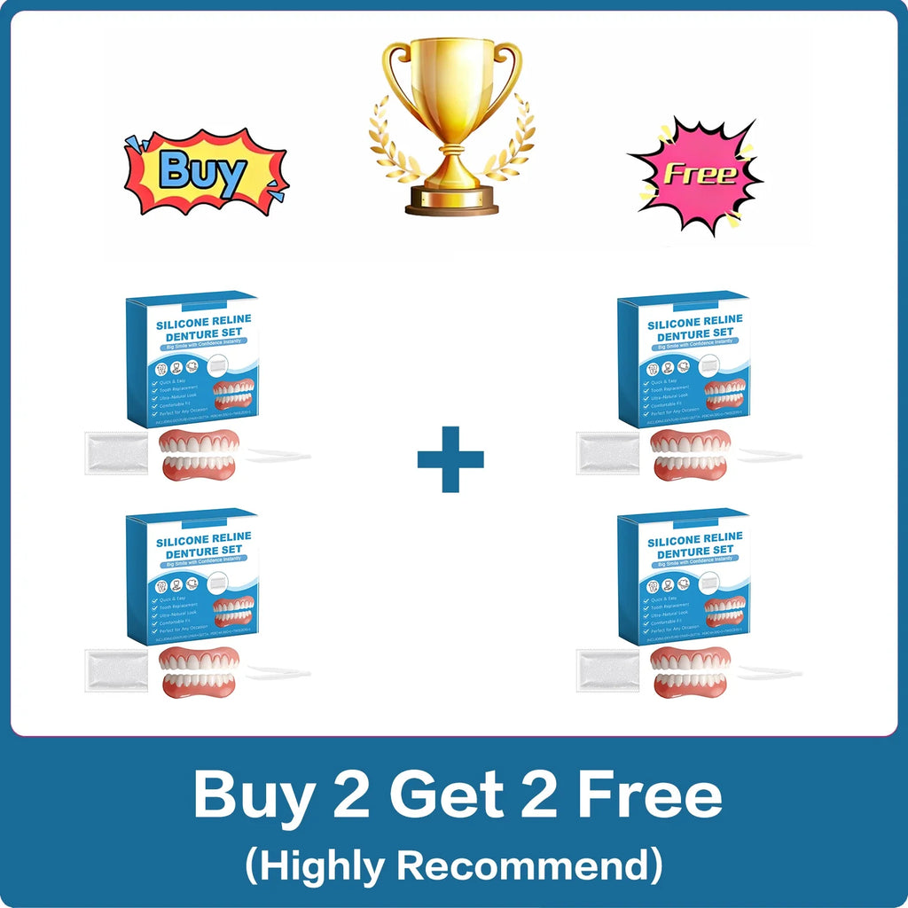 Silicone Temporary Dentures – Upper & Lower Veneer Kit