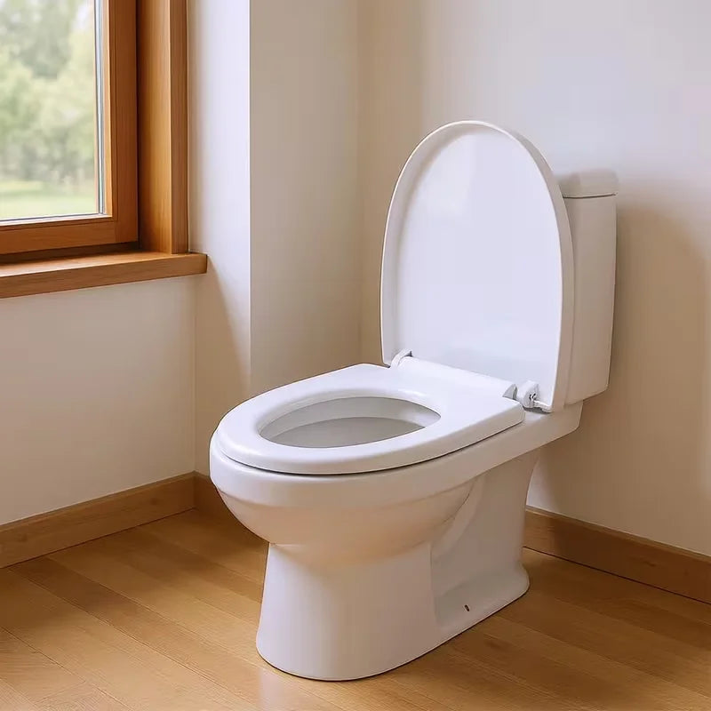 Soft Close Toilet Seat Quick Release White with Fixings