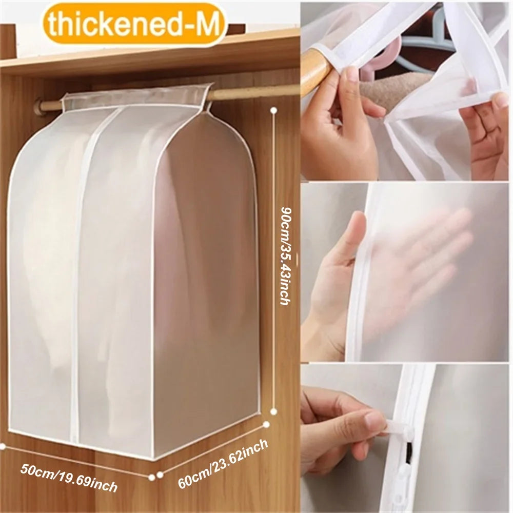 Clothing Dust Cover Transparent Dress Garment Storage Bag Case