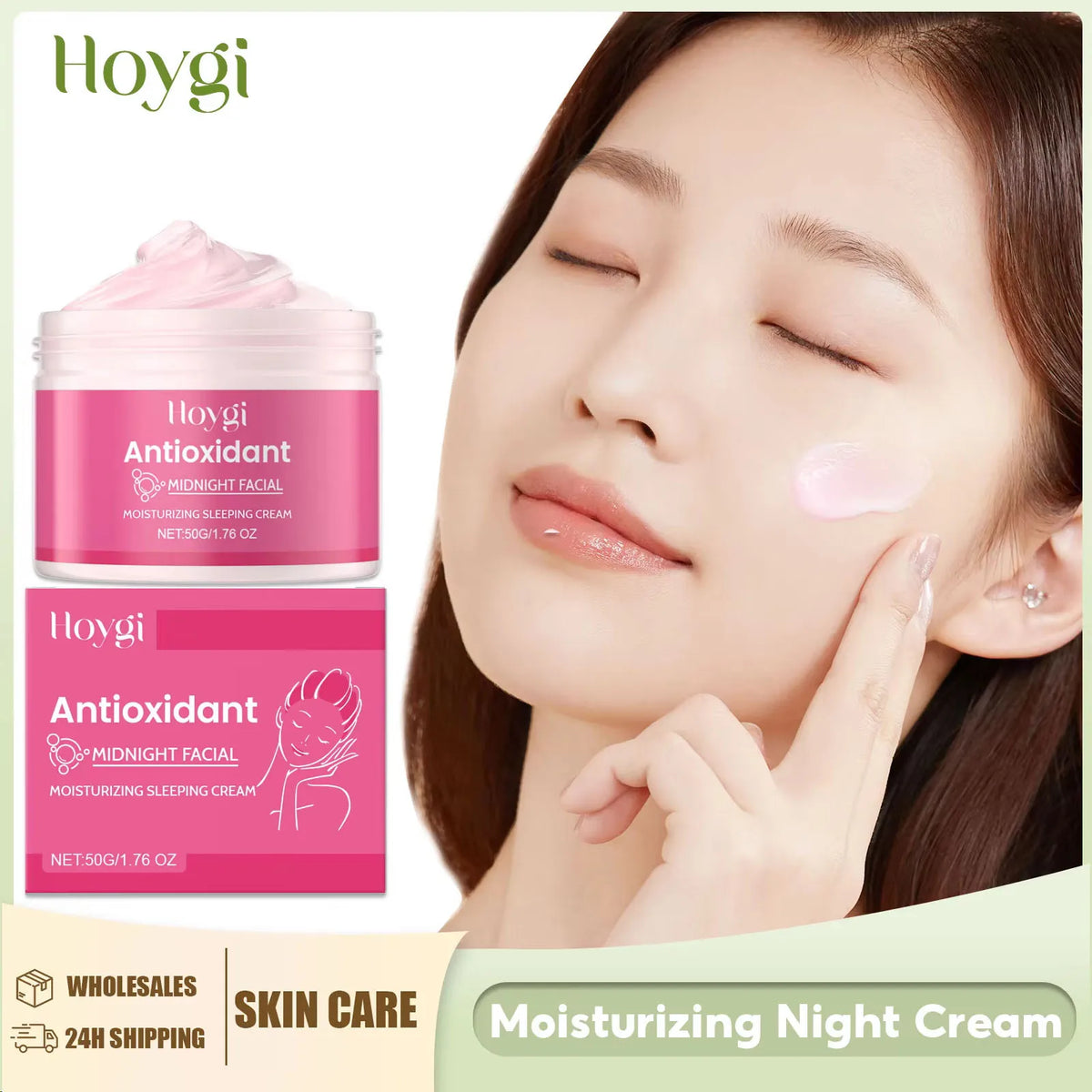 Night Face Cream Repair Damaged Skin Treatment Firming Increase