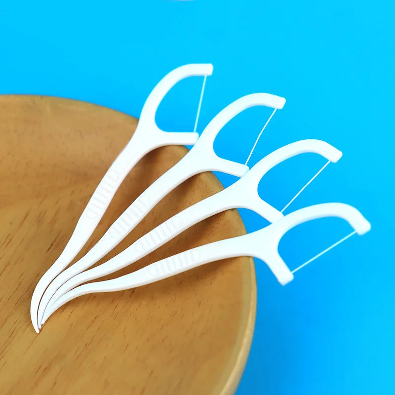 Dental Floss Sticks 100/300 Pack | High-Tension Flossers
