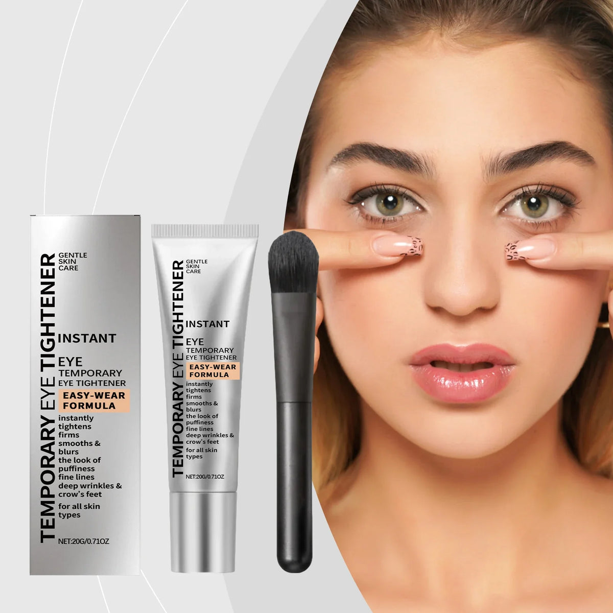 Instant Firming Eye Cream with Brush – 20g Eye Contour