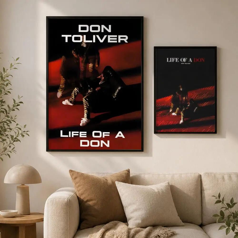 Don Toliver Waterproof PVC Wall Poster – Peel & Stick HD Art
