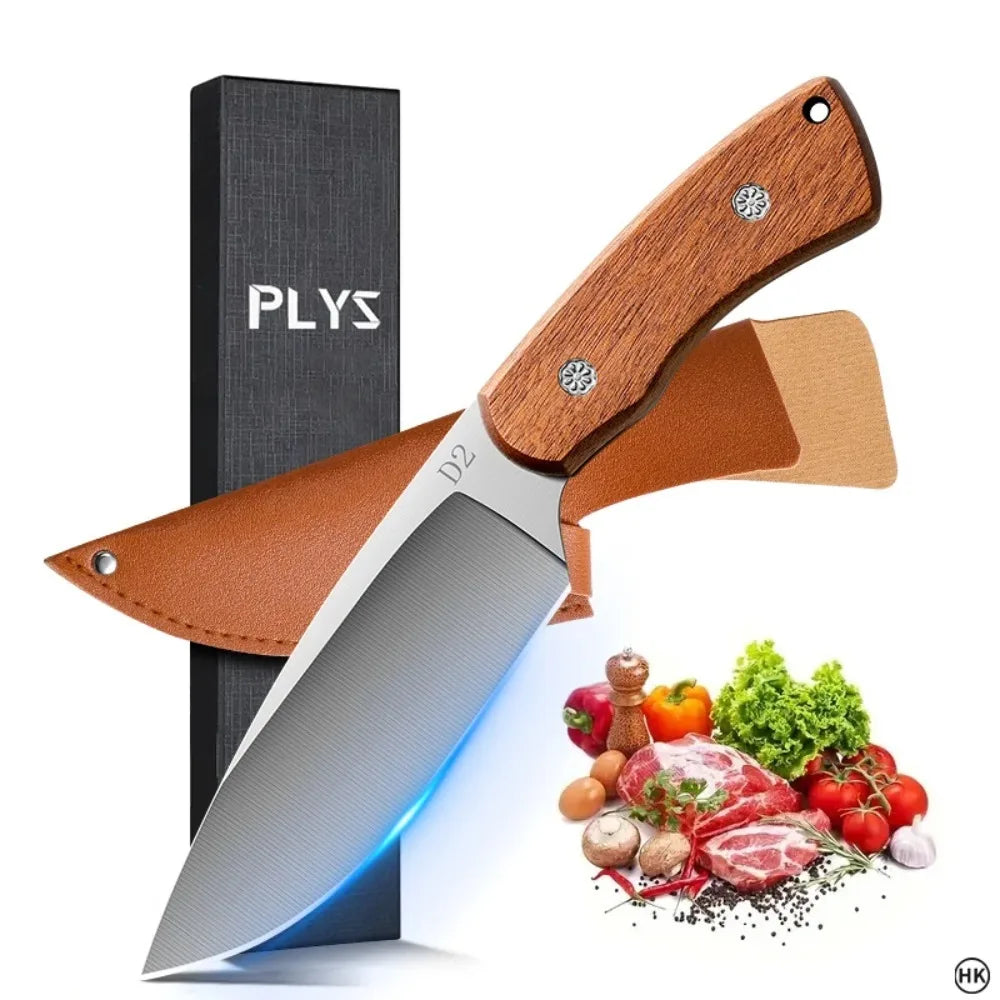 PLYS Stainless Steel Cleaver & Slicing Kitchen Knife – Sharp