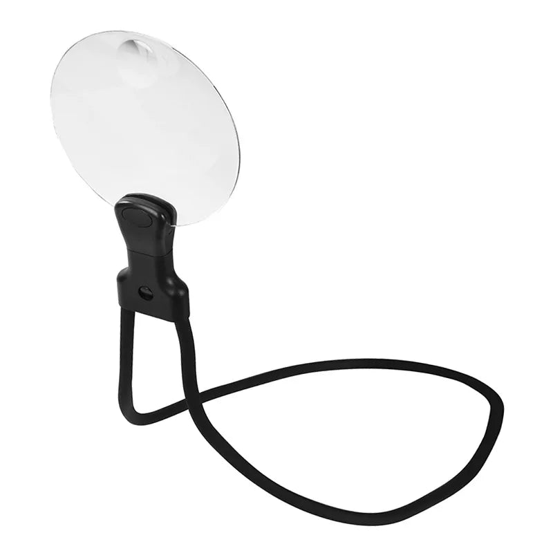 110mm Hands-Free Magnifier 3X/10X – Adjustable Neck & Desktop