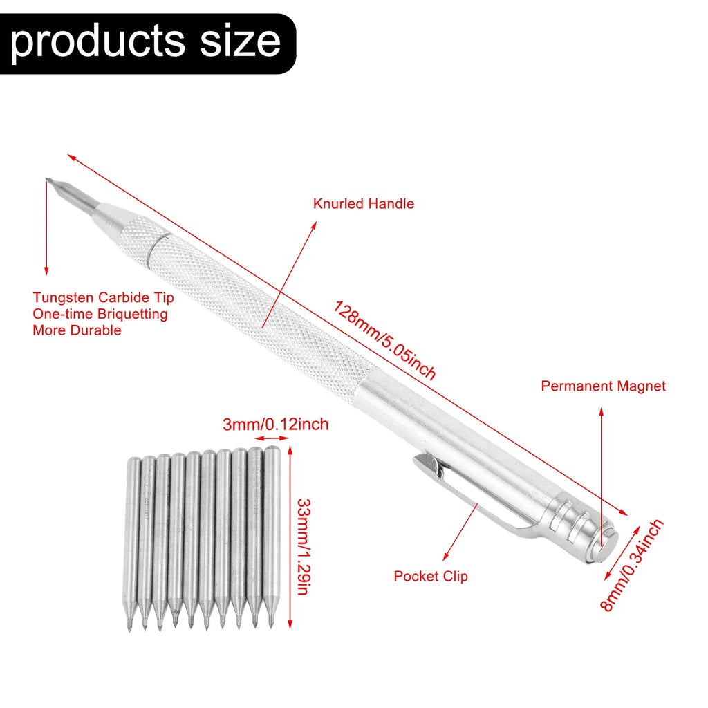10 Scriber Pen Diamond Scribing Pens Tungsten Carbide Tip Engraving