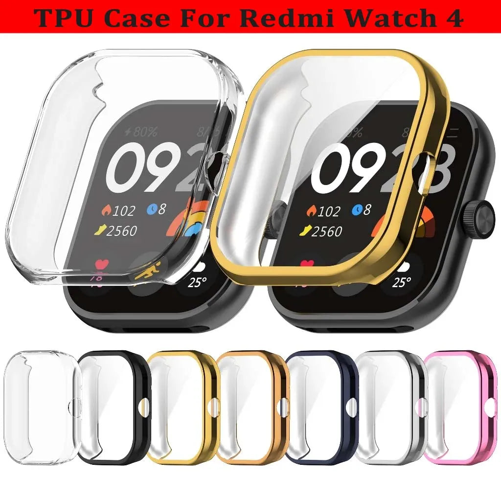 TPU Case for Xiaomi Redmi Watch 4 – Slim Full Bumper Cover