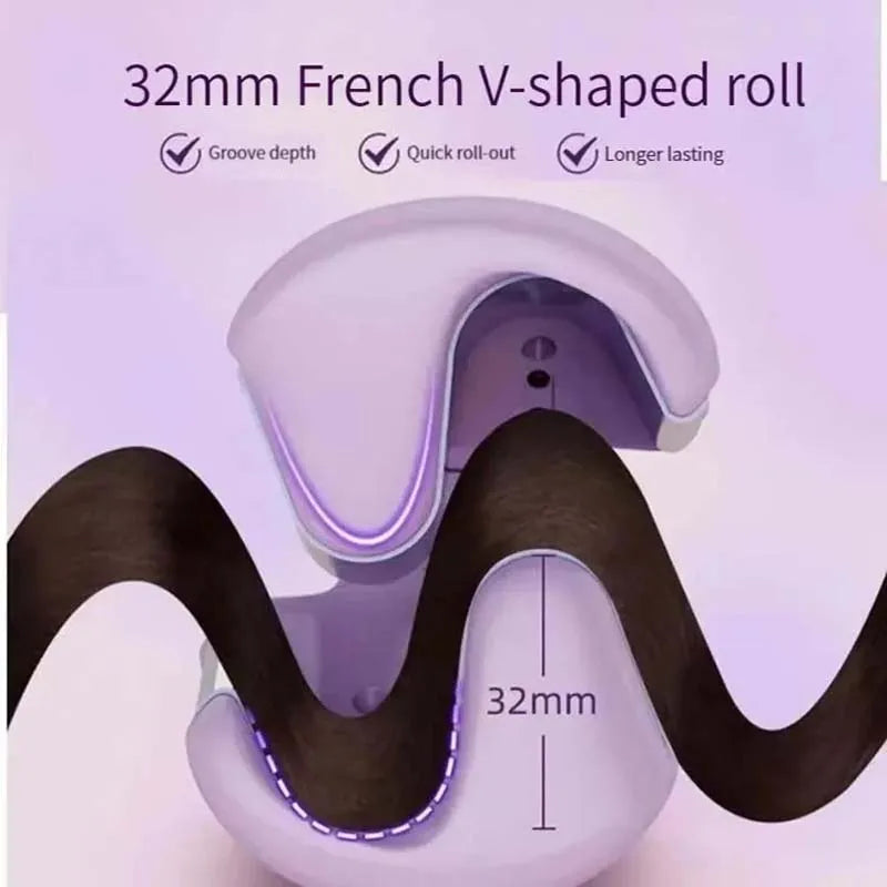 32mm Curling Iron | 10 Heat Settings & Negative Ion Technology
