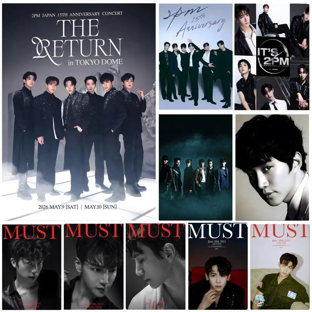 2PM Idol HD Art Poster – Waterproof Sticky Wall Decor