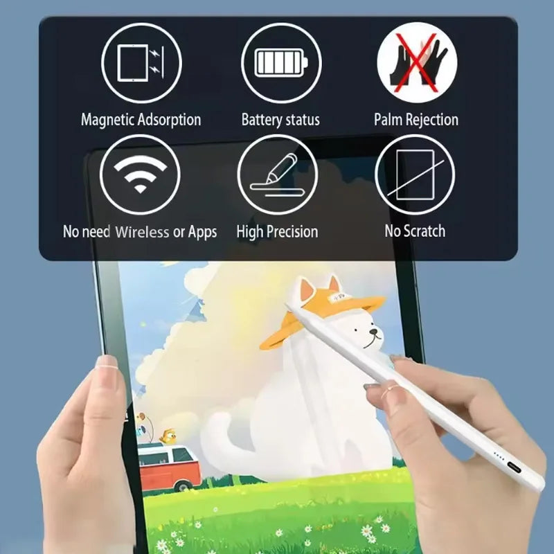 Universal Stylus Pen – Magnetic & Wireless Charging for Tablets