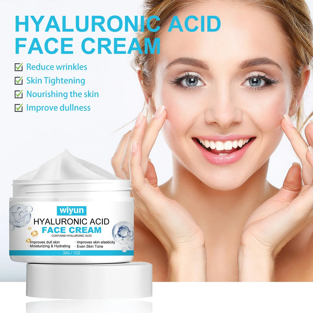 WIYUN Hyaluronic Acid Face Cream – Pore & Oil Control 30g