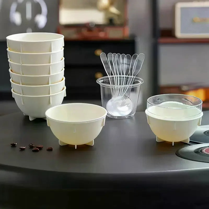 200ml Coffee Cupping Bowl – BPA-Free PP, Stackable & Dishwasher Safe